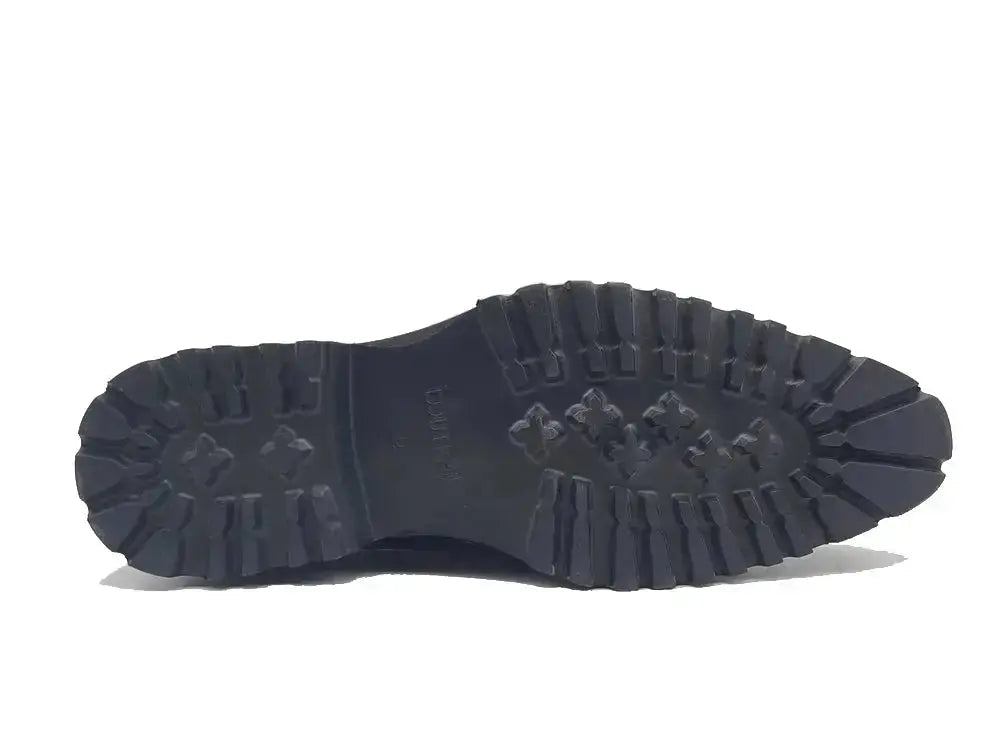 Carrucci Alligator Embossed Oxford Blucher - Luxury Dress Shoe