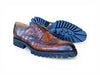 Carrucci Blucher Style Alligator Embossed Oxford