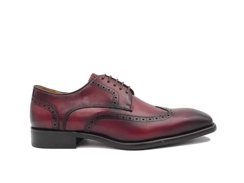 Carrucci Wingtip Derby Blucher - Luxury Men's Dress Shoe