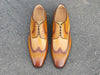 Carrucci Wingtip Derby Blucher - Luxury Men's Dress Shoe