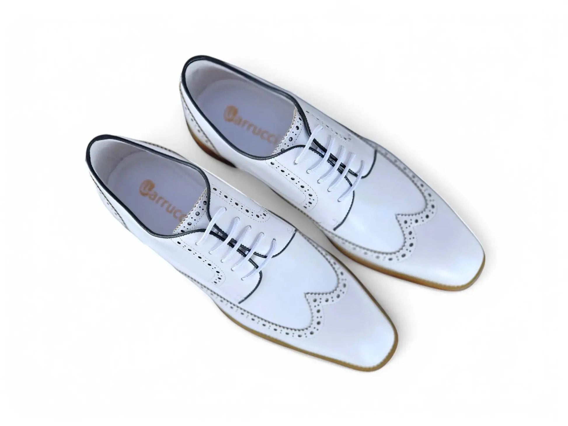 Carrucci Wingtip Derby Blucher - Luxury Men's Dress Shoe
