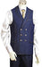 Men's 2pc Blue Denim Vest Sets Baggy - Wide Leg Pants Jean Fabric Leisure Wide Leg Jeans - Baggy Jeans Casual Suit For Sale