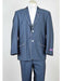 Men's Navy Tuxedo - Blue Tuxedo Suit With White Trim Lapel Slim Fit Wedding Suit - Prom Suit