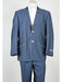 Men's Navy Tuxedo - Blue Tuxedo Suit With White Trim Lapel Slim Fit Wedding Suit - Prom Suit