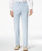 Men's Blue/White Slim Fit Stretch seersucker ~ sear sucker Suit Flat Front Men's Tapered Men's Dress Pants