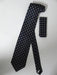 Neck Tie W/ Hanky Blue Brown Gold Square - Men's Neck Ties - Mens Dress Tie - Trendy Mens Ties