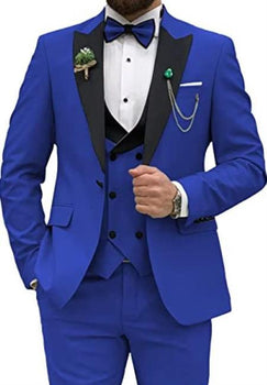 Blue Prom Suit For Men - Blue Homecoming Royal Tuxedo Blue Prom Tuxedos