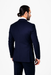 Peak Lapel Double Breasted Vest Classic Fit 3 Piece Wide Leg, Pure Suit & Vest  Saphire - Indigo -   Cobalt Blue