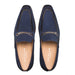 Mens' Blue Antique Suede Loafer By Mezlan Made In Spain Brand