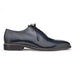 Enterprise Blue Calfskin Men’s Plain Toe Shoe By Mezlan Made In Spain Brand