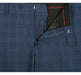 Renoir Clothing - Renoir Suit - Renoir Fashion - Performance 3-piece Classic Fit  Blue Windowpane Check Renoir Suit