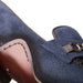 Mens' Blue Antique Suede Loafer By Mezlan Made In Spain Brand
