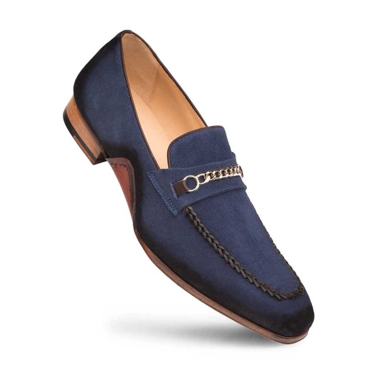 MEZLAN Men\'s Blue Antique Suede Loafer Size (14,M) MEZLAN Men main image 2