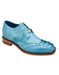 Men's Blue Caiman Crocodile & Lizard Leather Oxfords – Belvedere Valter