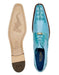 Men's Blue Caiman Crocodile & Lizard Leather Oxfords – Belvedere Valter