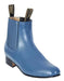 Blue Jean Los Altos Boots Men's Charro Botin Short Ankle Deer Leather Boots