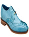 Belvedere Valter Blue Crocodile & Lizard Skin Men's Dress Shoes