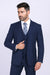 Teal Indigo  Bright Blue Cobalt Blue and Pinstripe Suit