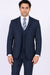 Teal Indigo  Bright Blue Cobalt Blue and Pinstripe Suit