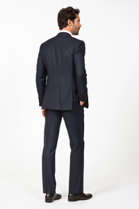 Blue Stripe Mens Suit