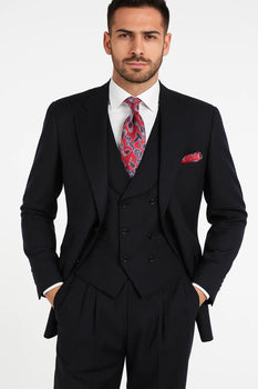 Blue Stripe Mens Suit