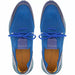 Mens Exotic Sneakers - Alligator Sneakers By Brand in Color Blue