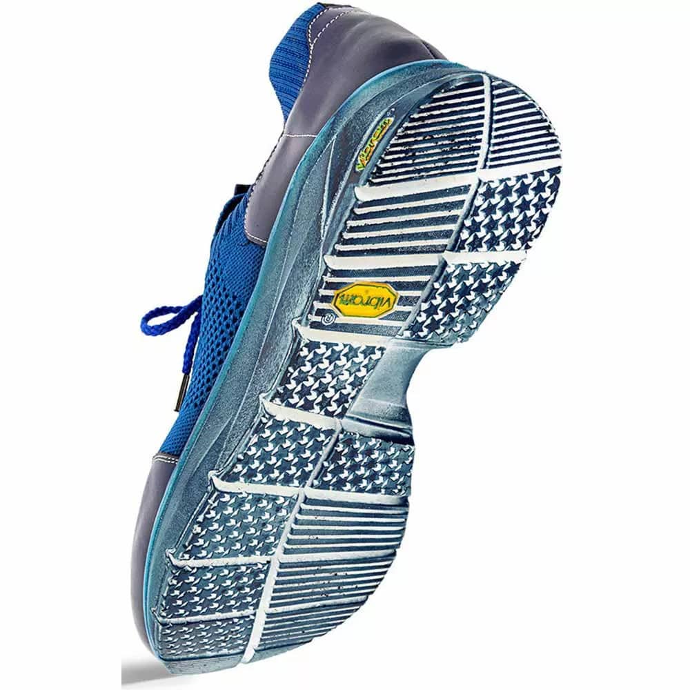Mens Exotic Sneakers - Alligator Sneakers By Brand in Color Blue - Image 5