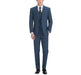Renoir Clothing - Renoir Suit - Renoir Fashion - Performance 3-piece Classic Fit  Blue Windowpane Check Renoir Suit
