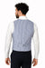 Striped Navy Blue and White Seersucker Vests
