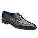 Belvedere Bolero Ostrich Moc Toe Dress Shoe – Black