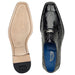 Belvedere Bolero Ostrich Moc Toe Dress Shoe – Black