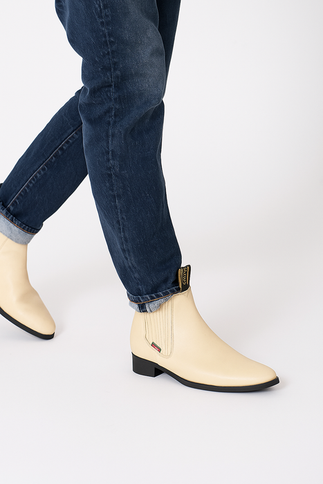Bone Los Altos Boots Men's Charro Botin Short Ankle Leather Boots