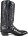 Original Black Caiman (Gator) Belly Skin Round Toe Boot