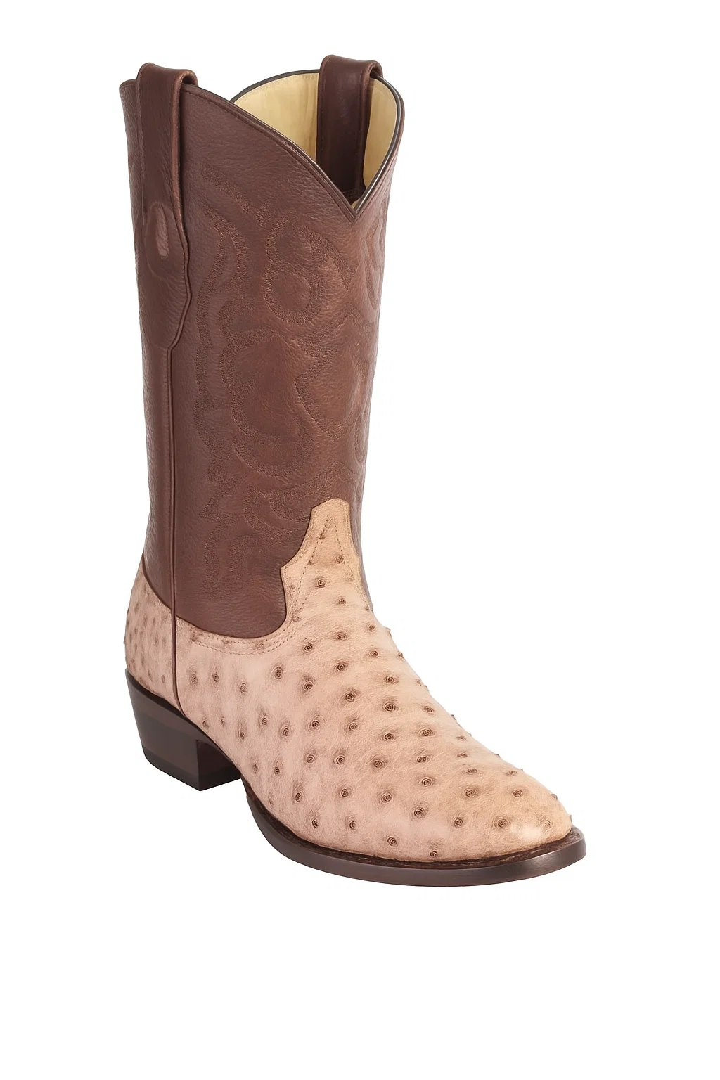 Botas de Avestruz Original Punta Redonda LAB-6503 - Image 4