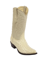 Botas de Avestruz Original Punta Recortada LAB