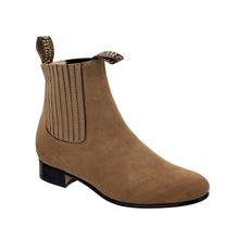 Men's Nubuck Avellana Botin Charro by Besserro