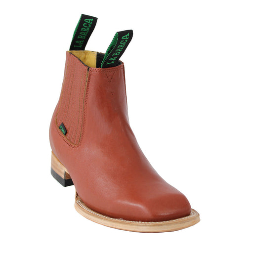 Mens Square Toe Ankle Boots