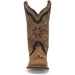 Laredo Bouquet Honey Leather Square Toe Women Boots