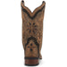 Laredo Bouquet Honey Leather Square Toe Women Boots