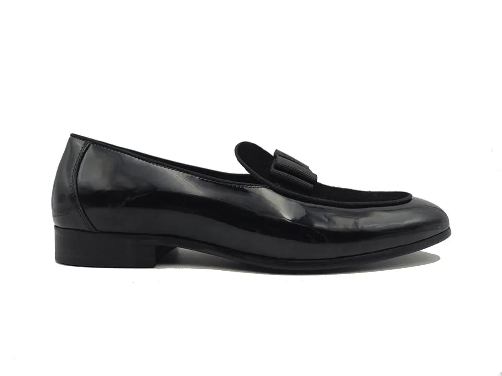 Bow Tie Patent Leather Formal Shoe - Image 6