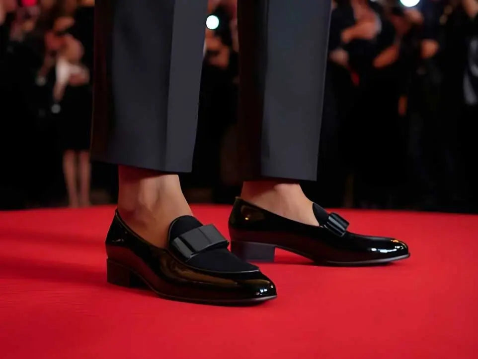 Bow Tie Patent Leather Formal Shoe - Image 5