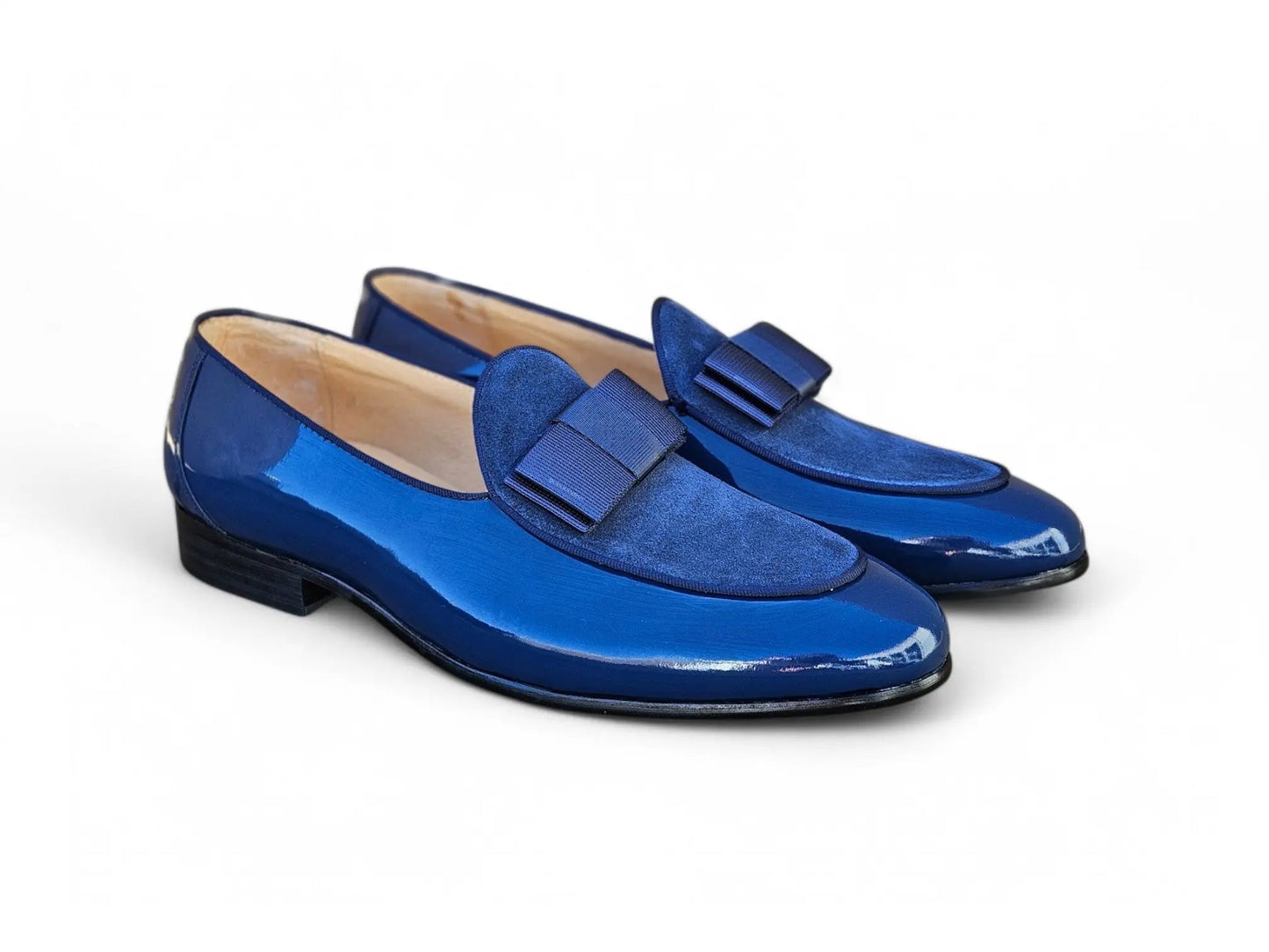 Carrucci Bow Tie Patent Leather Oxford - Luxury Formal Shoe