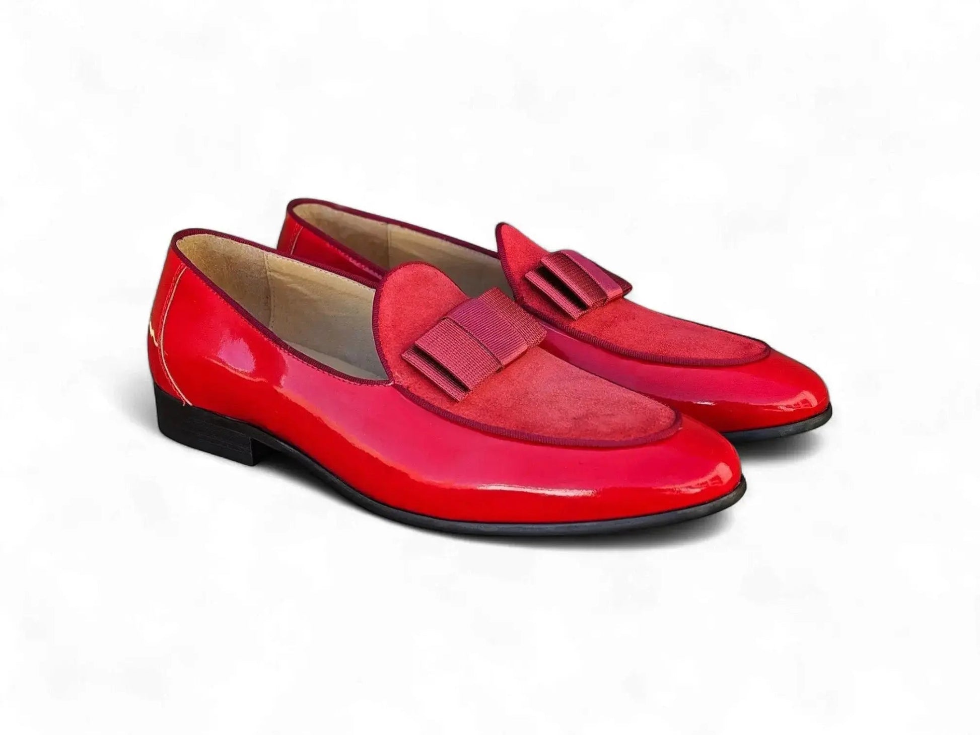 Carrucci Bow Tie Patent Leather Oxford - Luxury Formal Shoe