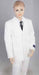 Boy's 2 Piece Kids Sizes White Three Buttons With Suit Prefect for toddler Suits wedding attire outfits
