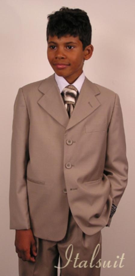 Men's Tan ~ Beige Suits Prefect wedding attire