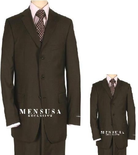 Men's Black front Buttoned back pockets Jacket