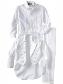 Baby Boys White Kids Sizes Tuxedo Suit Perfect For Toddler Suit Wedding Attires Outfit
