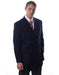 Brand: Caravelli Collezione Suit - Caravelli Suit - Caravelli italy Caravelli Men's Double Breasted Button Closure Dark Navy Vested Double Vent Suit