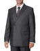 Brand: Caravelli Collezione Suit - Caravelli Suit - Caravelli italy Caravelli Men's Grey Double Breasted Classic Fit Button Closure Vested Suit
