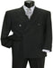 Brand New Solid Black Double Breasted Suit 100% Wool Fabric Super 150s Wide Suits Side Vent (pleated or Flat Front Pants)